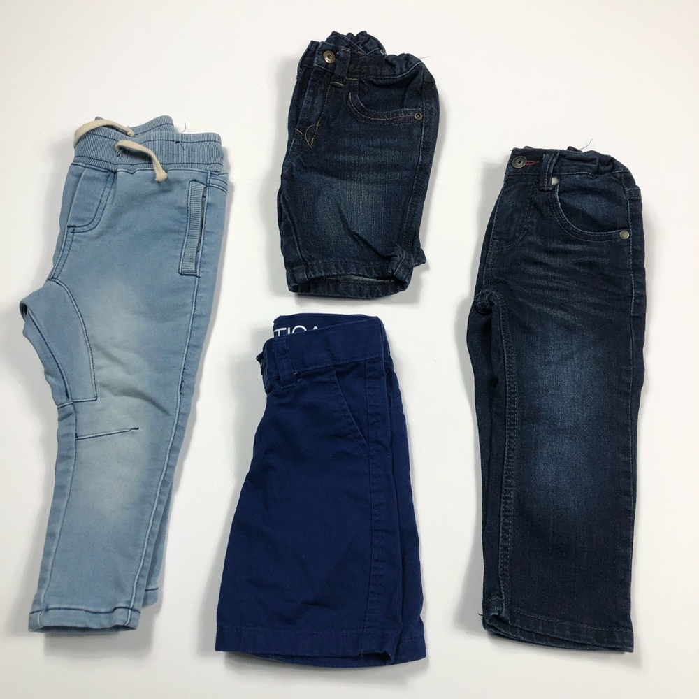 Toddler 2T bottom lot bundle joggers jeans shorts